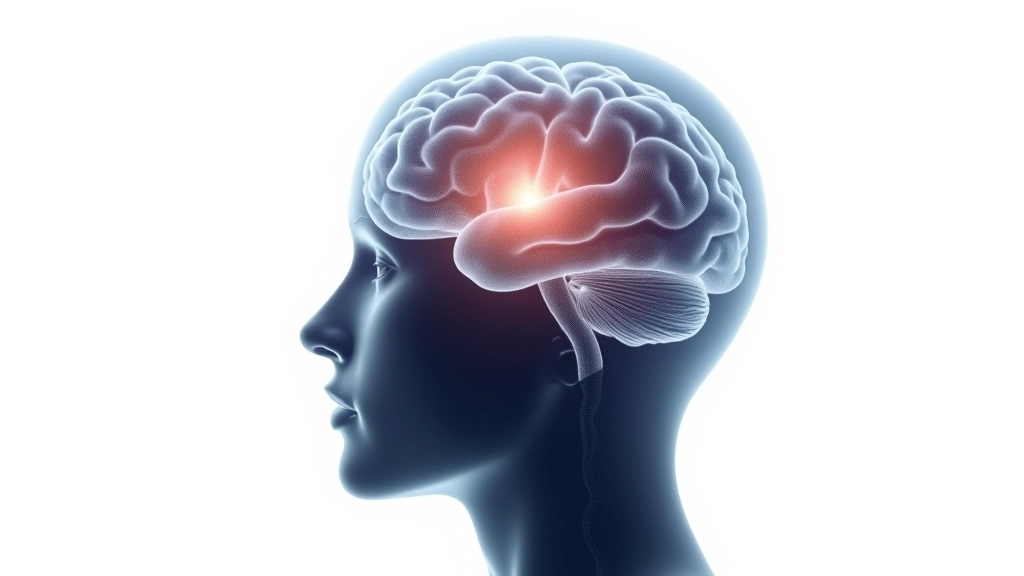 Brain illustration showing neural activity and focus zones during work and rest periods